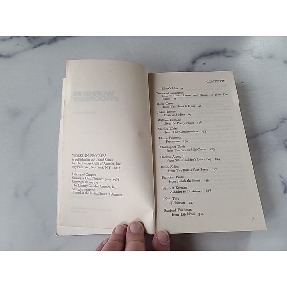 Works In Progress Number 8 Paperback - Picture 3 of 10